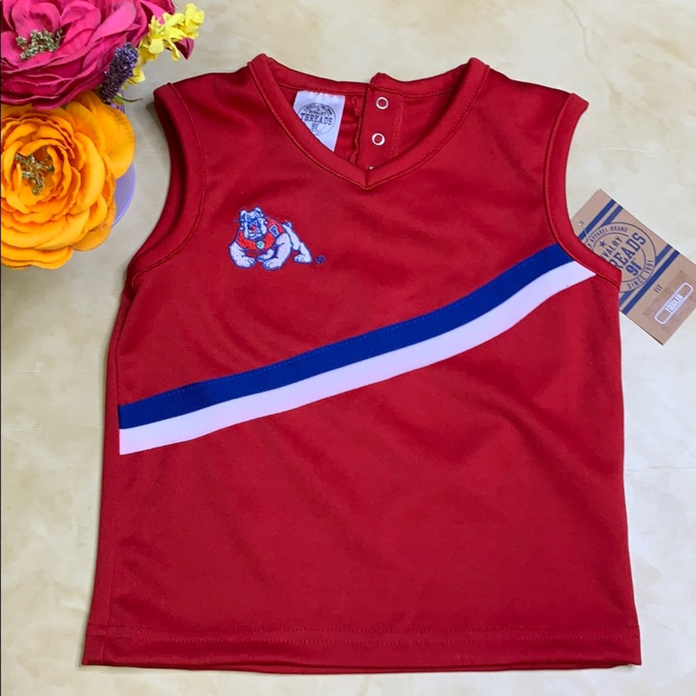 NWT Girls’ Rivalry Threads Fresno State Cheer Top